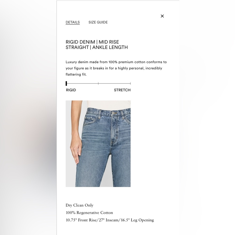 Frame Denim Gold Embellished Women's Jeans - Picture 6 of 13